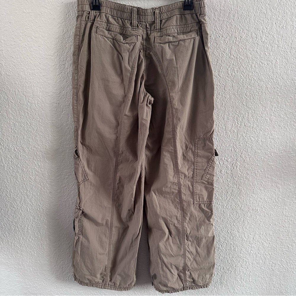 BDG Urban Outfitters Y2K Cargo Pants Tan‎ Cotton Utility Size L - Picture 6 of 15